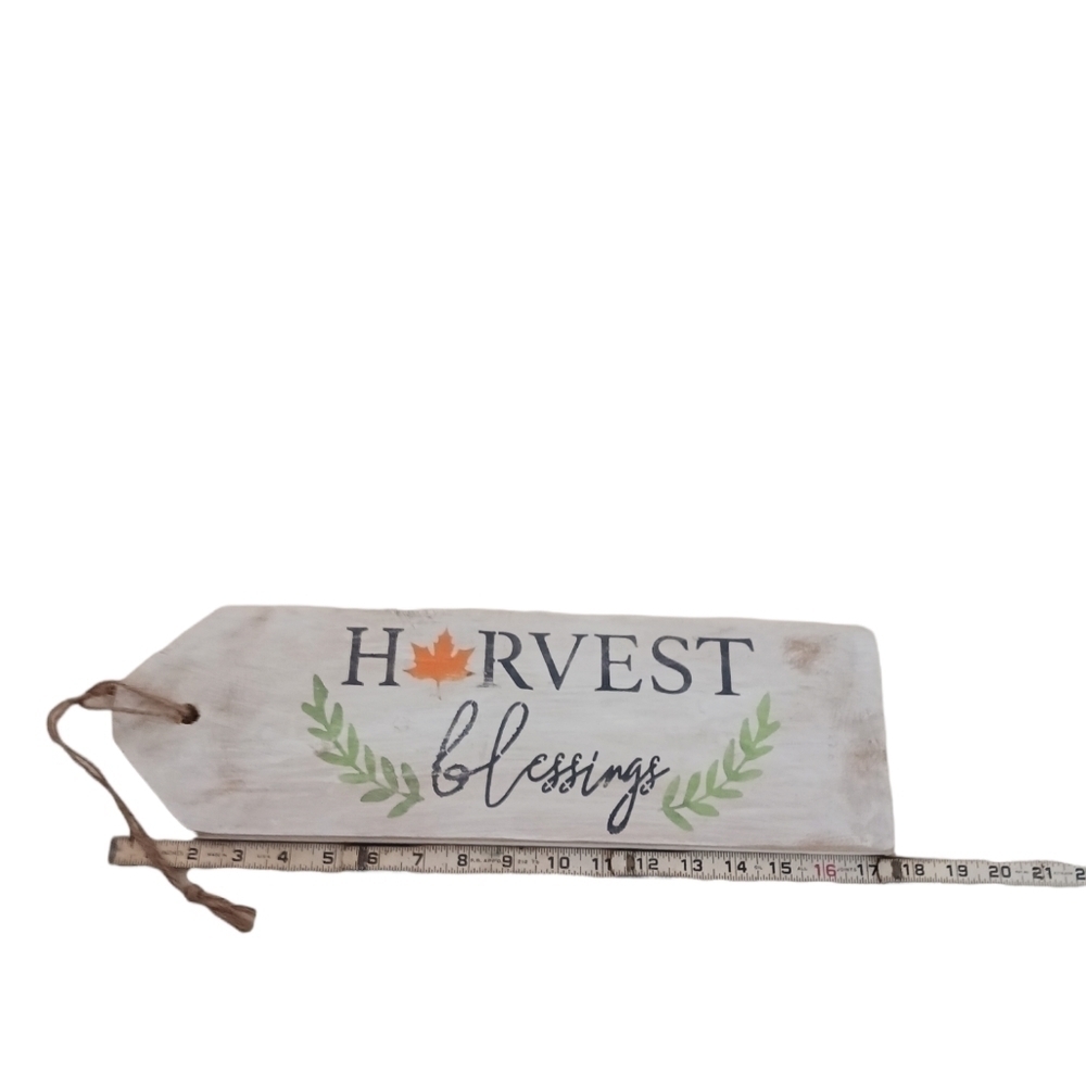 Hello Pumpkin/Harvest Blessings Greeting Tag - Picture 3 of 3